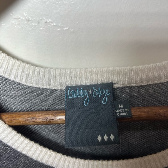 Gabby Skye Fit And Flare Sweater Retro Style Swing Dress SZ Med - Picture 4 of 8